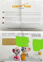 Tickets Europa Park 5, Tickets & Billets