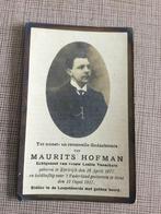 Soldaat M.Hofman Kortrijk 1877 gevallen Gent 1917 WOI, Envoi, Image pieuse