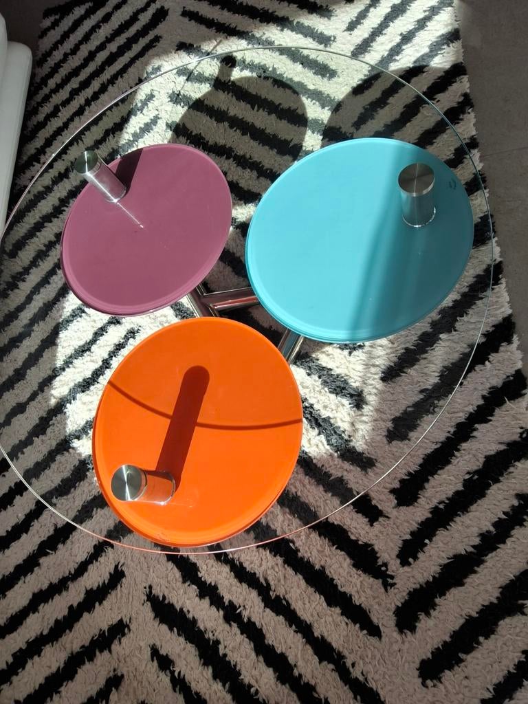 Table basse ronde de salon, Enlèvement, Verre