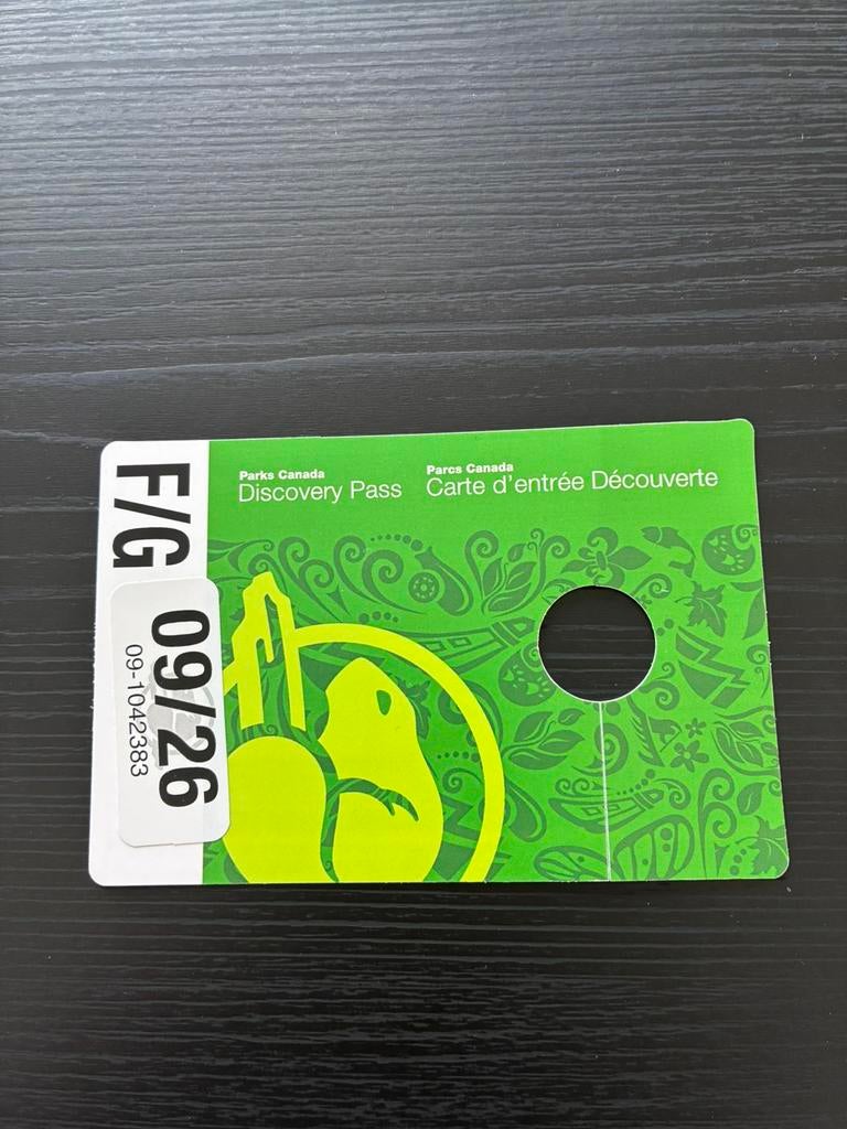 Discovery pass Canada, Tickets & Billets, Vignettes automobiles