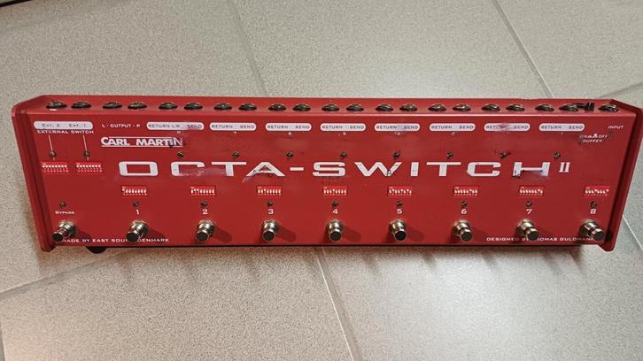 Carl Martin Octa Switch MK2, Muziek en Instrumenten, Effecten, Gebruikt, Ophalen of Verzenden