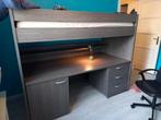 te koop hoogslaper met bureau, Huis en Inrichting, Slaapkamer | Stapelbedden en Hoogslapers, Ophalen, Gebruikt, Hoogslaper