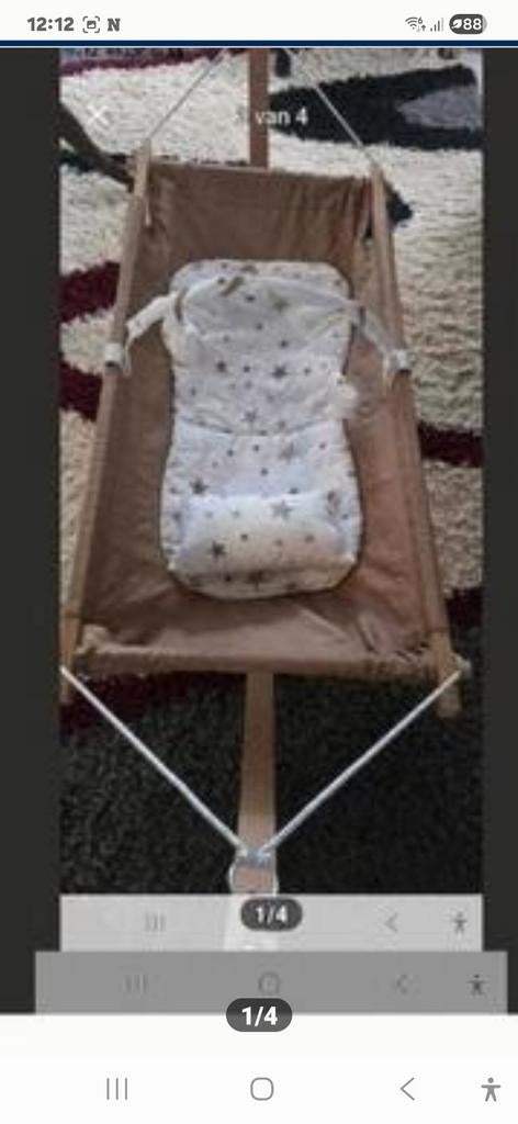 Ergonomische schommelwieg, Ophalen