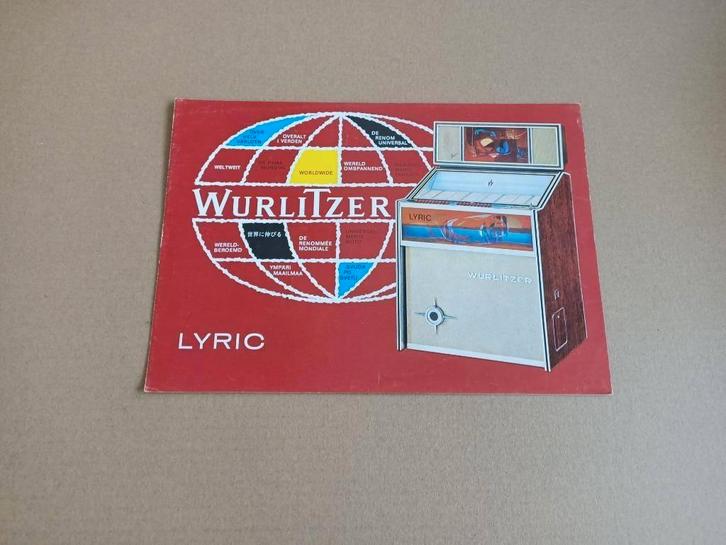 Folder: Wurlitzer Lyric (1965) jukebox, Collections, Machines | Jukebox, Wurlitzer, Envoi