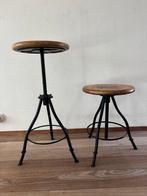 Barkruk / pianokruk / krukje, Ophalen, In hoogte verstelbaar, Zo goed als nieuw, Staal