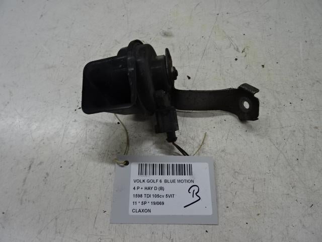 AVERTISSEUR/KLAXON Volkswagen Golf VI (5K1) (1KO951223B), Utilisé, Volkswagen