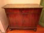 Vintage antiek dressoir commode ladekast met marmer blad, Huis en Inrichting, Gebruikt, 50 tot 75 cm, Antiek, Ophalen