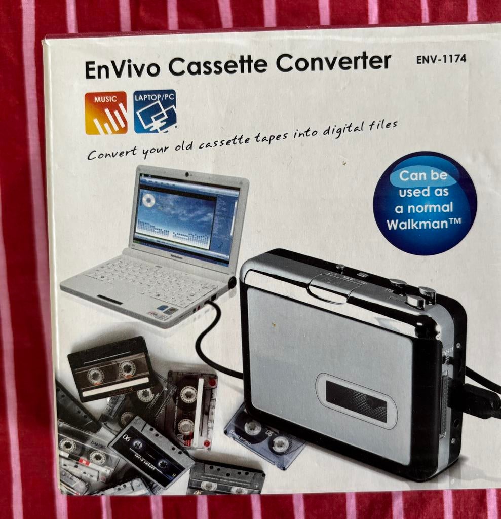 Cassette converter, Audio, Tv en Foto, Walkmans, Discmans en Minidiscspelers, Overige typen, Ophalen of Verzenden