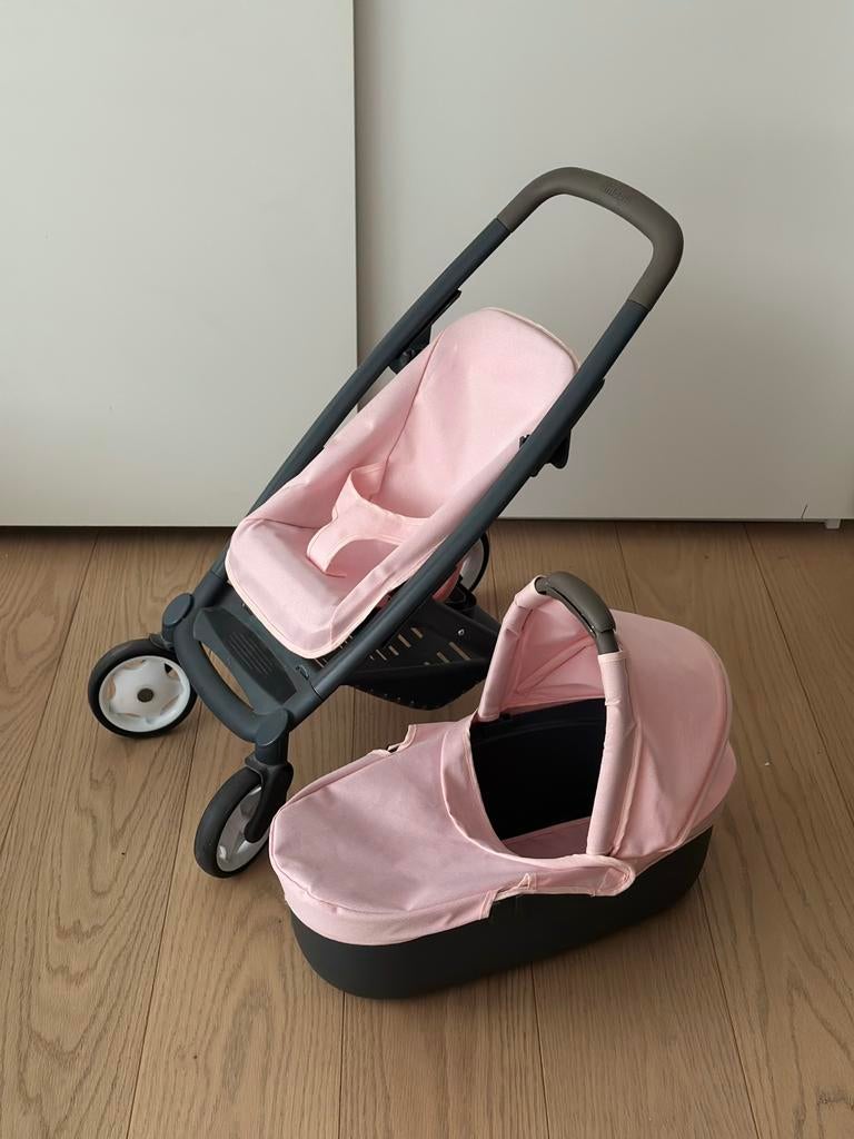 Landau & Poussette Smoby Maxi-Cosi 3-en-1 (Rose), Enfants & Bébés, Enlèvement, Comme neuf