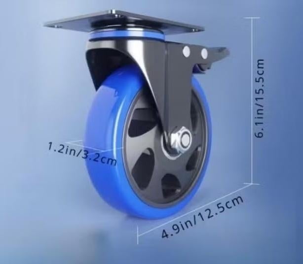 Industriële Zwenkwielen - Zwaar belastbaar & Geluidloos., Ophalen of Verzenden, Nieuw