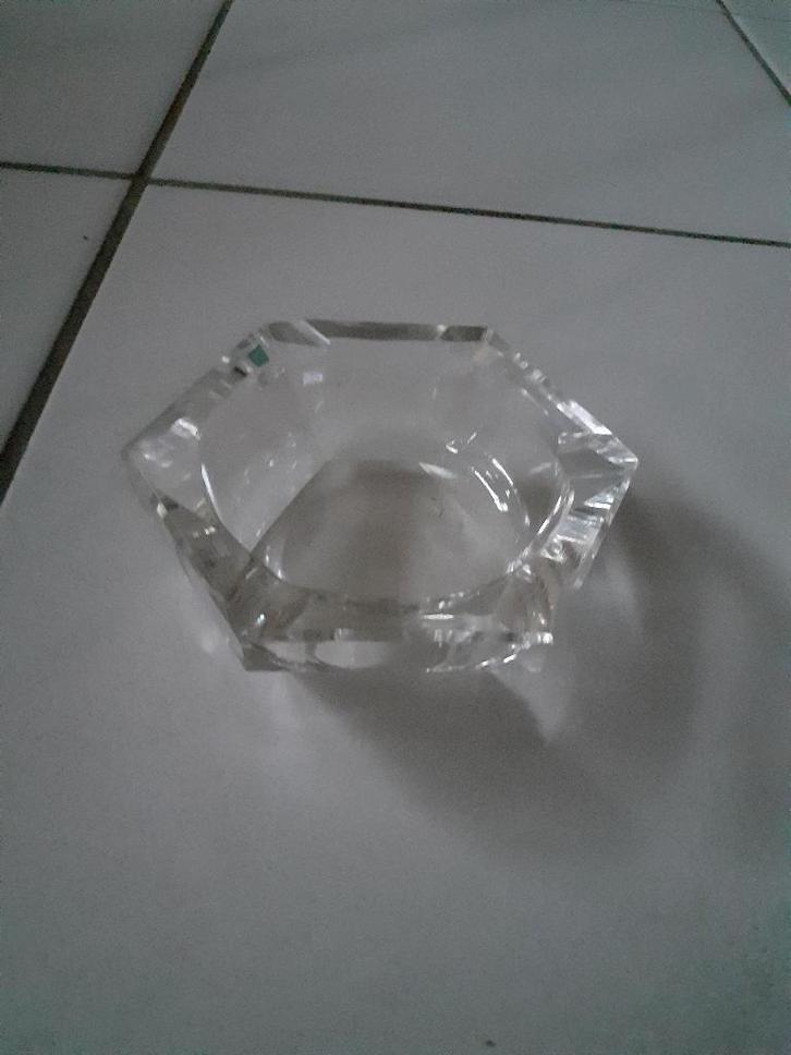 Kristallen asbak, Antiek en Kunst, Antiek | Glaswerk en Kristal, Ophalen of Verzenden