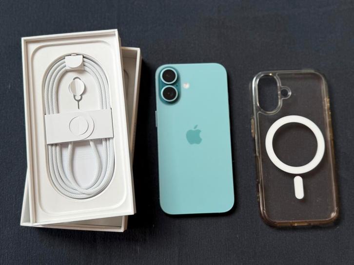 Iphone 16 128 Gb vert (Sarcelle) etat neuf, Télécoms, Téléphonie mobile | Housses, Coques & Façades | Apple iPhone, Comme neuf