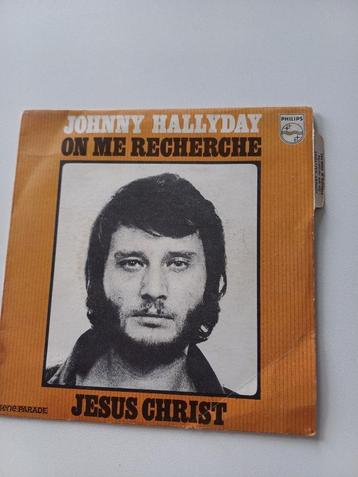 Johnny Hallyday, vinyle 45 tours, CD & DVD, Enlèvement ou Envoi, Autres formats, Utilisé, Autres types