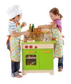 Houten speelkeuken groen Hape speelgoed, Ophalen of Verzenden, Nieuw, Hout, Speelkeuken