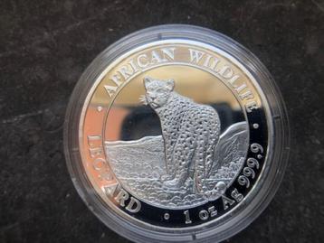2018 Somalia - Leopard - 1 oz silver beschikbaar voor biedingen