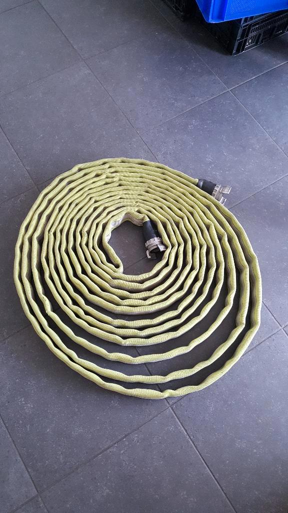 Double Jacket brandweerslang, 45mm, Tuin en Terras, Tuinslangen, Gebruikt, Tuinslang, Ophalen of Verzenden