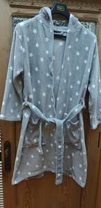 ochtendjas badjas 100% polyester maat XL / XXL, Enlèvement ou Envoi, Comme neuf, Taille 46/48 (XL) ou plus grande, Gris