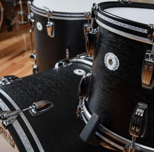 Ludwig Legacy Mahonie Black Cat gelimiteerde editie, Muziek en Instrumenten, Drumstellen en Slagwerk, Zo goed als nieuw, Ludwig