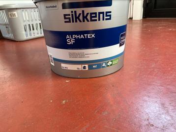 Sikkens verf 10 liter ral 9010 alphatex SF professionele beschikbaar voor biedingen