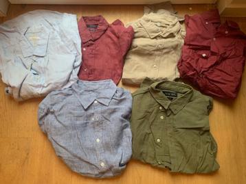 Set van 6 zomershirts voor heren Zara & Pull&Bear Maat: M/L