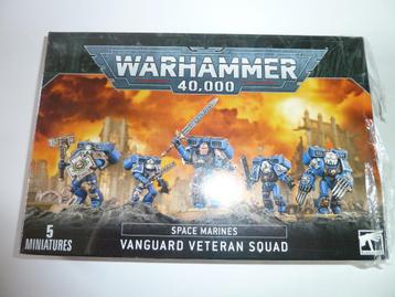 Warhammer40K SPACE MARINES VANGUAR VETERAN SQUAD 5Figs. beschikbaar voor biedingen