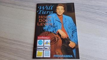 Will Tura handtekening van op programmaboekje  beschikbaar voor biedingen