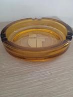 Vintage zware glazen asbak, Antiek en Kunst, Ophalen of Verzenden