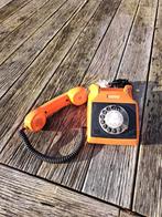 UNI - Téléphone vintage analogique orange 521-10-06 -, Télécoms, Utilisé, Enlèvement ou Envoi