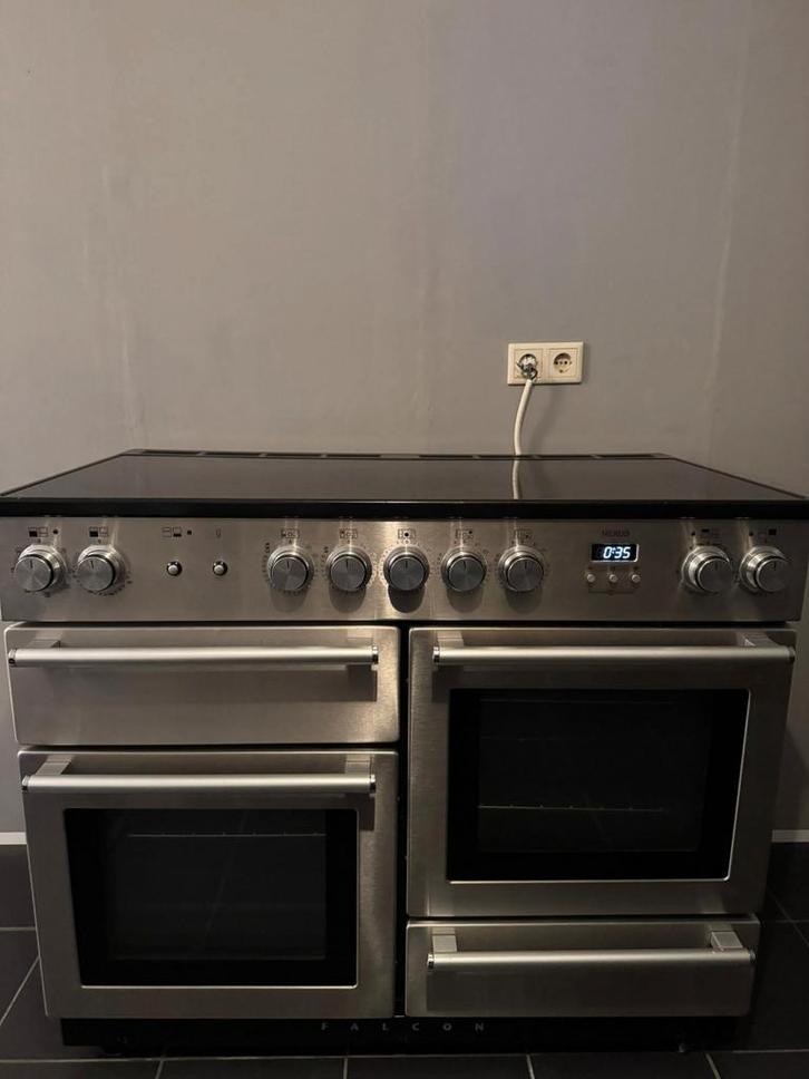 Luxe falcon nexus 110 inductie fornuis rvs met 3ovens, Elektronische apparatuur, Fornuizen, Zo goed als nieuw, Inductie, 5 kookzones of meer