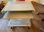 computer/printertafel, Huis en Inrichting, Ophalen, Met wielen, Gebruikt, Bureau