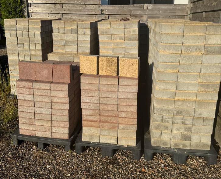 Stad Beton Klinkers 12 Paletten Bieden, Tuin en Terras, Terrasdelen en Vlonders, Nieuw, Ophalen