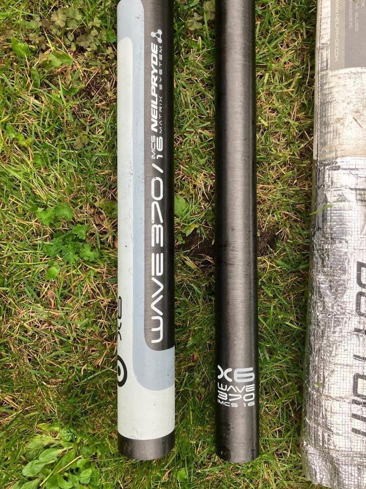 NP Mast 370 - 400  X6 SPDM + GRATIS materiaal, Watersport en Boten, Windsurfen, Zo goed als nieuw, Mast, Ophalen
