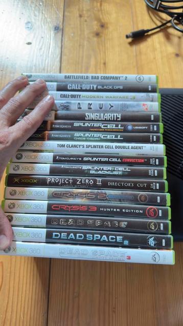 Xbox 360 elite 250 gb project zero death space 2 en 3, Enlèvement, Comme neuf