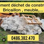 Enlèvement déchet de construction, bricaillon, bois ,meuble,