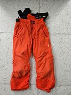 Wedze oranje skibroek met bretellen, zeer goede staat,6 jaar, Kinderen en Baby's, Kinderkleding | Maat 116, Ophalen, Gebruikt