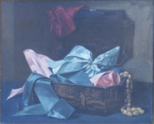 Robert Van Cauwenberghe (1905-1985): Stilleven 1965 (60x52cm, Antiek en Kunst, Kunst | Schilderijen | Klassiek, Ophalen of Verzenden