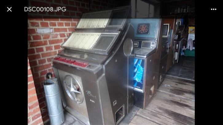 SUPER LOT JUKE-BOX VINTAGE A REVISER, Verzamelen, Automaten | Jukeboxen, Gebruikt, Wurlitzer, 1960 tot 1970, Ophalen