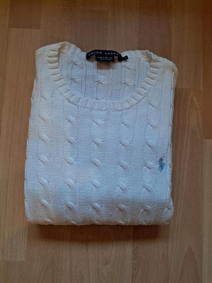 Tricot Polo Ralph Lauren blanc XL, Vêtements | Hommes, Pulls & Vestes, Comme neuf, Taille 56/58 (XL), Blanc, Enlèvement ou Envoi