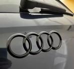 Audi embleem glans zwart stuur embleem a1 a3 a4 a5 a6 a7 q3, Ophalen of Verzenden