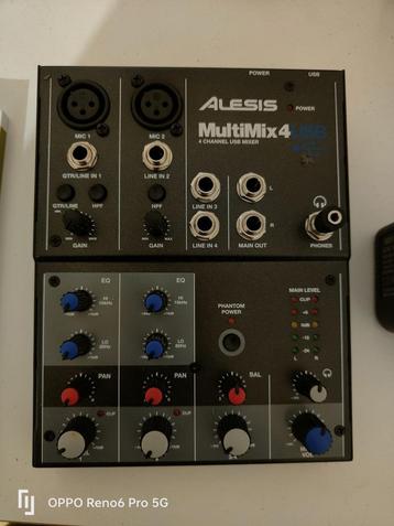 Alesis MultiMix 4 USB FX – Mixeur 4 canaux avec interface au beschikbaar voor biedingen