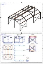 Staalconstructie 7m x 12m, Ophalen of Verzenden, Nieuw