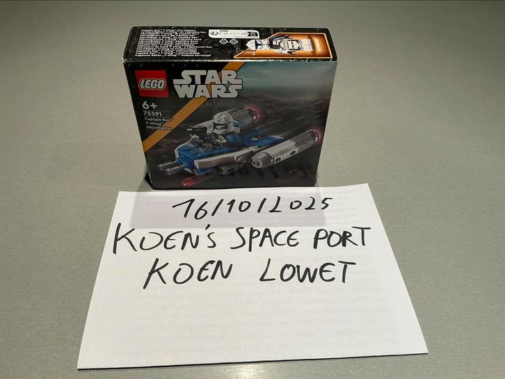 Lego Star Wars 75391 Captain Rex Y - Wing Microfighter, Kinderen en Baby's, Speelgoed | Duplo en Lego, Nieuw, Lego, Complete set