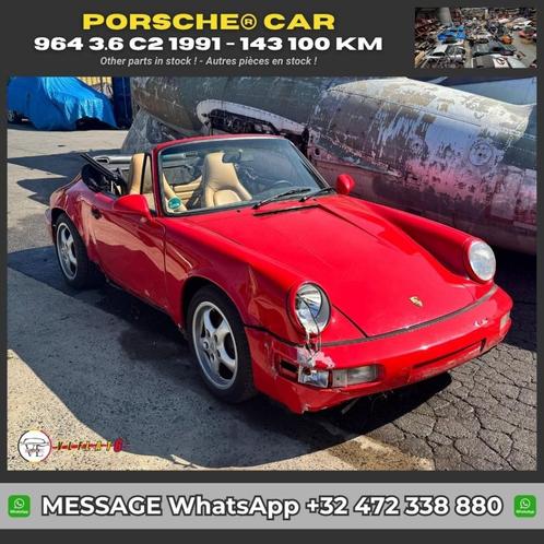 Porsche 964 Carrera 2 Cabriolet – 1991 – 143 100 km, Auto's, Oldtimers, Particulier, Te koop, Porsche, Benzine, Cabriolet, 2 deurs
