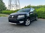 Dacia Sandero Stepway 0.9 Benzine €5b 2014 airco 1e Eigenaar, Auto's, Dacia, Euro 5, Stof, Zwart, Zwart