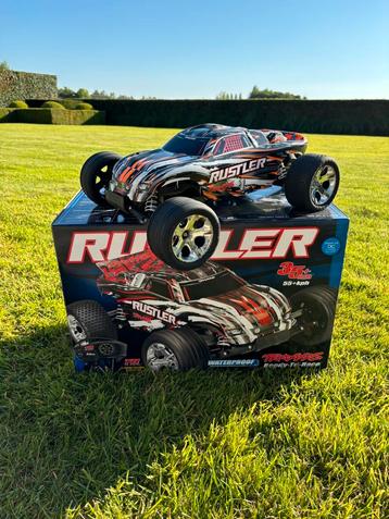 Afstandbestuurbare auto: traxxas rustler, Enlèvement, Comme neuf, Électro, RTR (Ready to Run)