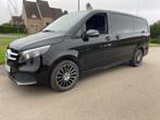 MERCEDES V 300 4MATIC 12/2020 CABINE DOUBLE 5 PLACES, Autos, Cuir, Achat, Euro 6, Noir