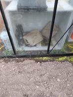 twee pvc bakken, Ophalen