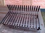 Grille de foyer 3 pièces complète en fer forgé 1960 cheminée, Enlèvement ou Envoi