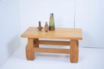 Salontafel Brutalistisch Zwaar Massief Hout, Ophalen, Gebruikt, Rechthoekig, Hout