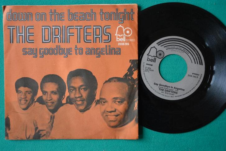 The Drifters — Down On The Beach Tonight - i - single vinyle, CD & DVD, Vinyles Singles, Utilisé, Single, R&B et Soul, 7 pouces